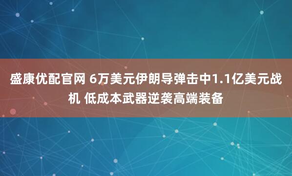 盛康优配官网 6万美元伊朗导弹击中1.1亿美元战机 低成本武器逆袭高端装备
